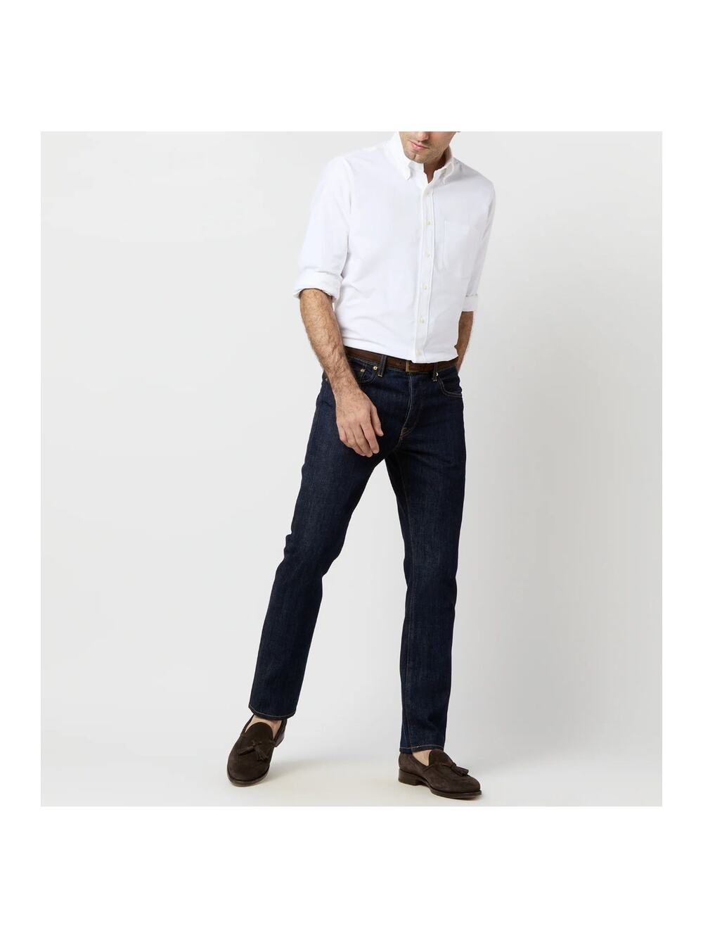 Sid Mashburn Slim Straight Jean Non Selvedge Rinse Denim Size 36 x 32